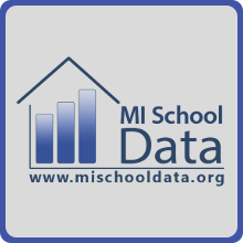 MI School Data badge